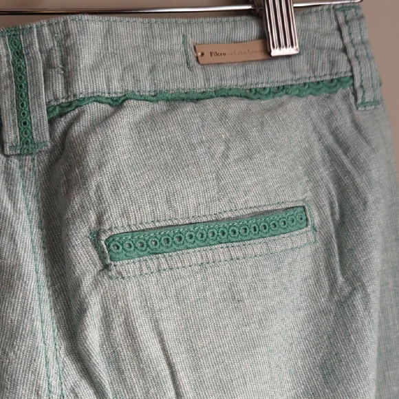 NWT Pilcro Light Green Wide Leg Pants Size 2/26 - Picture 4 of 9